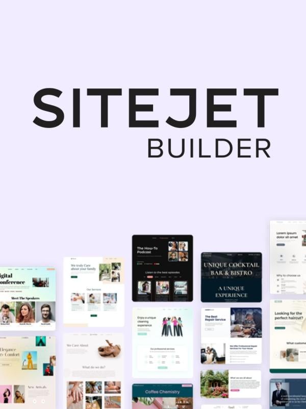  Créez votre site vitrine vous-même avec SiteJet Builder